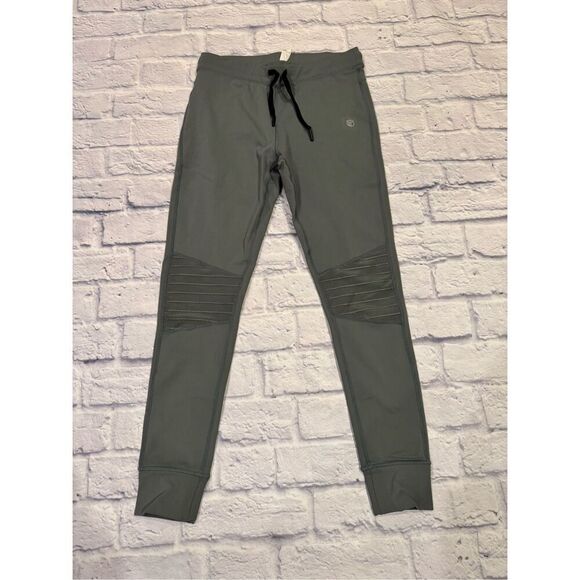 Born Primitive Limited Edition Pleated Moto Leggings in Gray Size Small - Picture 4 of 8